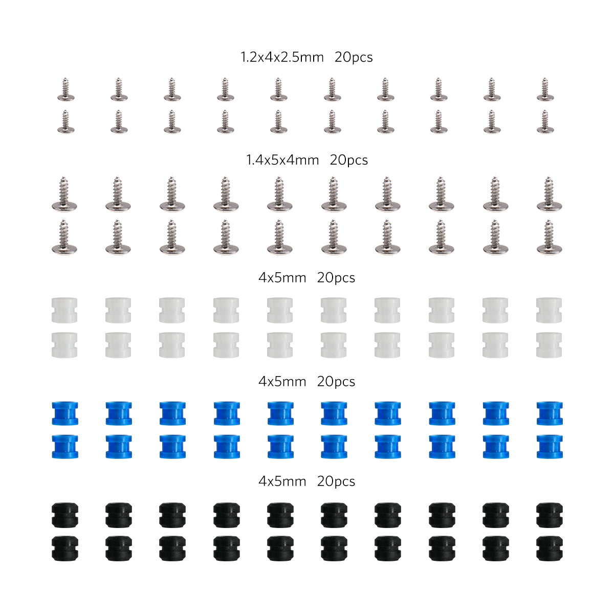 Screws and Rubber Dampers - Image 2