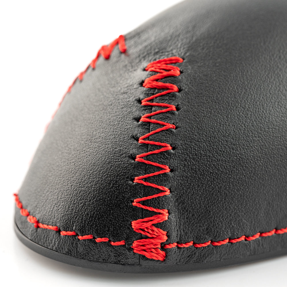 Zorro Leather Hand Grips Black - Image 4