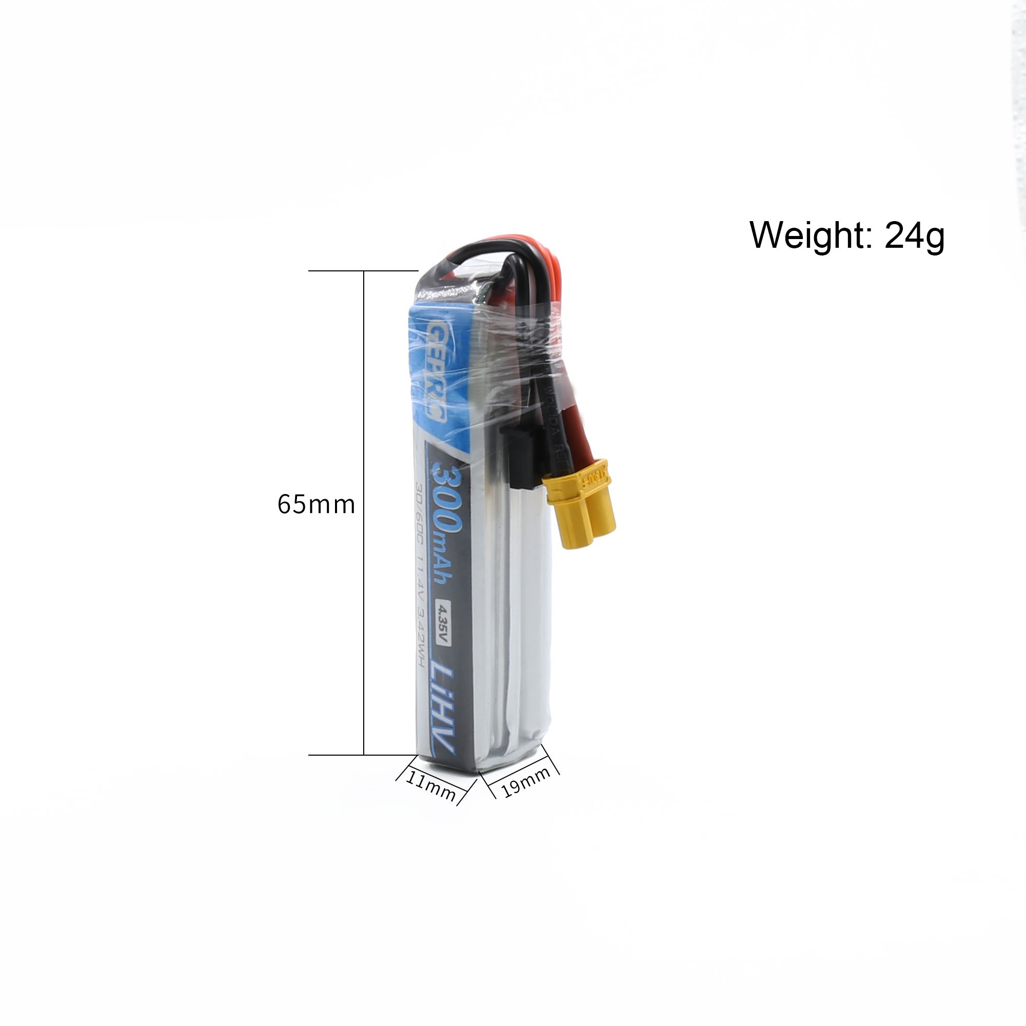 GEPRC 3S 300mAh 11.4V 30C/60C Battery - Image 4