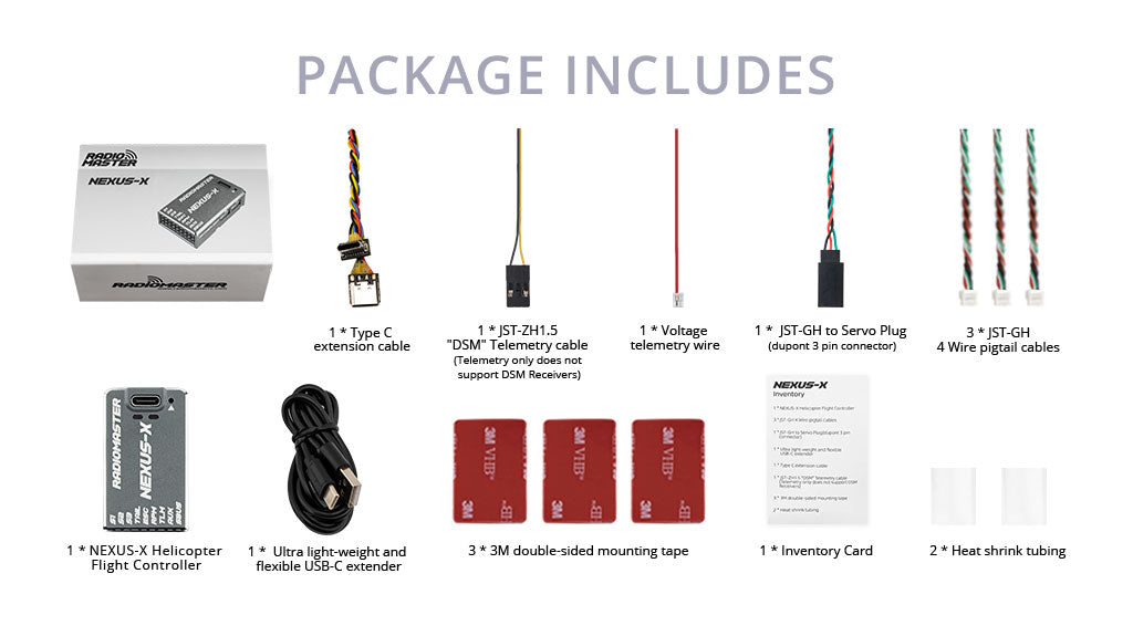 Nexus-X Helicopter Flight Controller