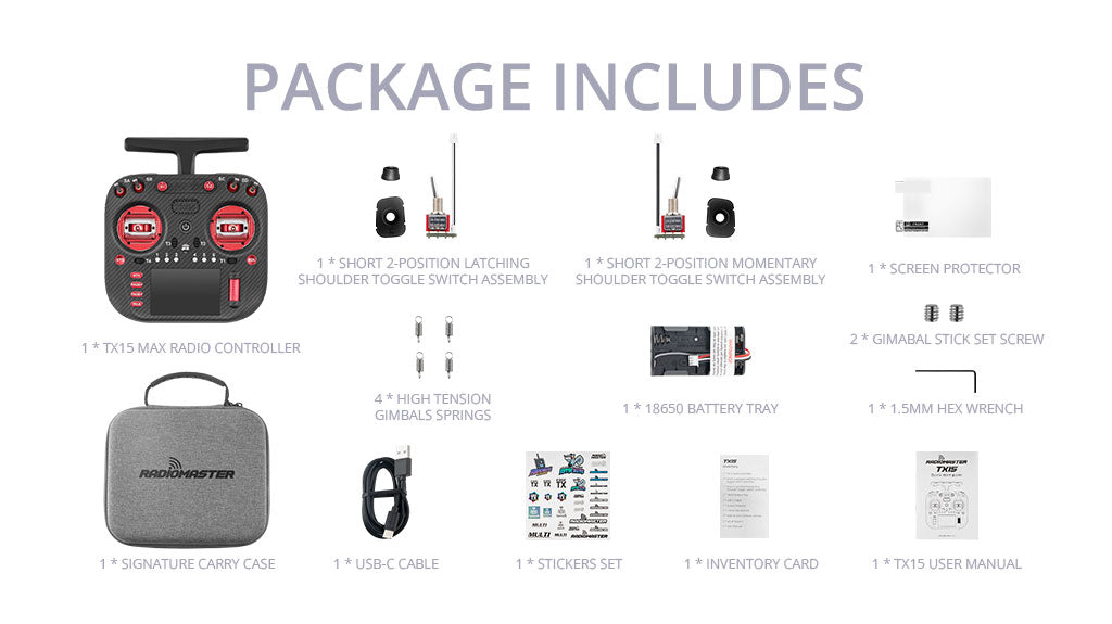 TX15 Max Radio Controller (ELRS / M2)