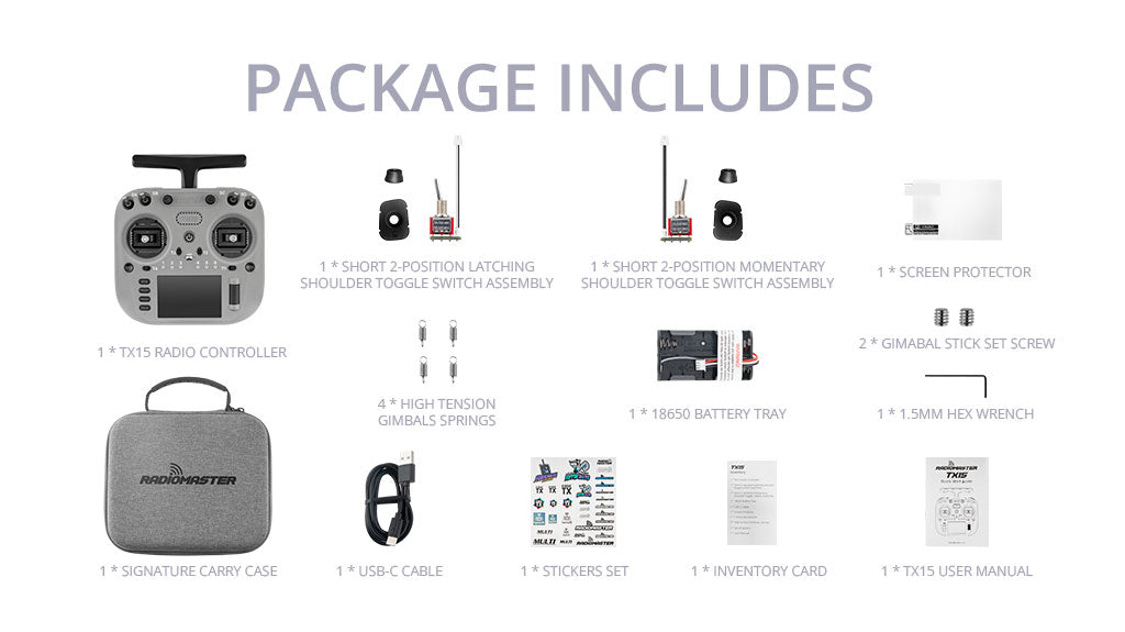 TX15 Radio Controller (ELRS / M2)