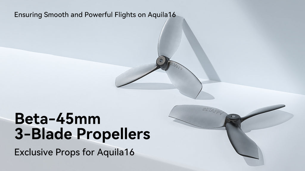 Beta-45mm 3-Blade Propellers (1.5mm Shaft 4PCS)