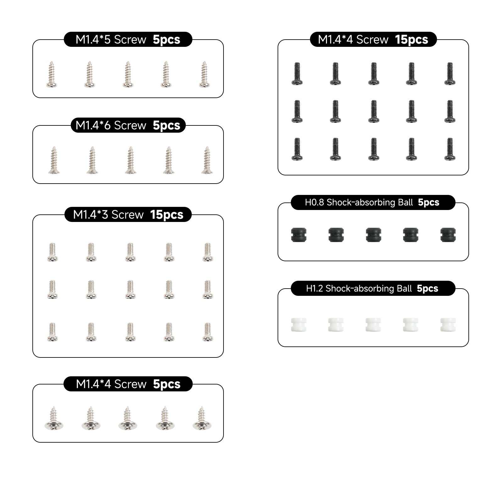 Air65 / Air75 / Meteor65 Pro / Meteor75 Pro / Cetus Pro screw pack
