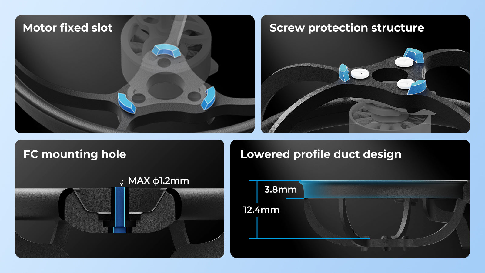 Air65 II Brushless Whoop Frame - details