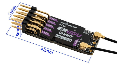 RadioMaster ER6G & ER6GV 2.4GHz ELRS PWM Receiver