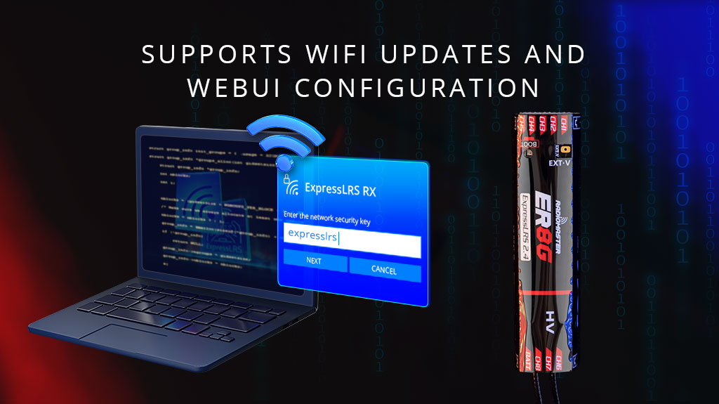 RadioMaster ER8G & ER8GV 2.4GHz ELRS PWM Receiver