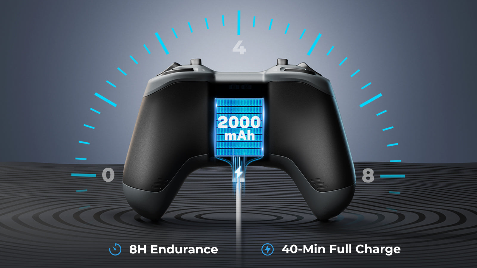LiteRadio 4 Radio Transmitter 2000mAh battery