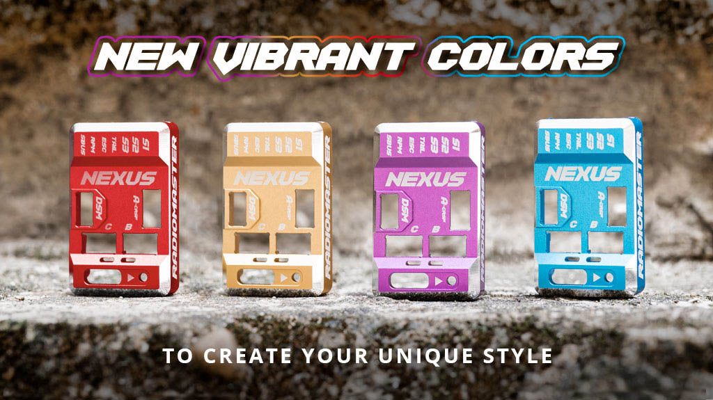 Nexus Flight Controller: Vibrant Aluminum Color Cases