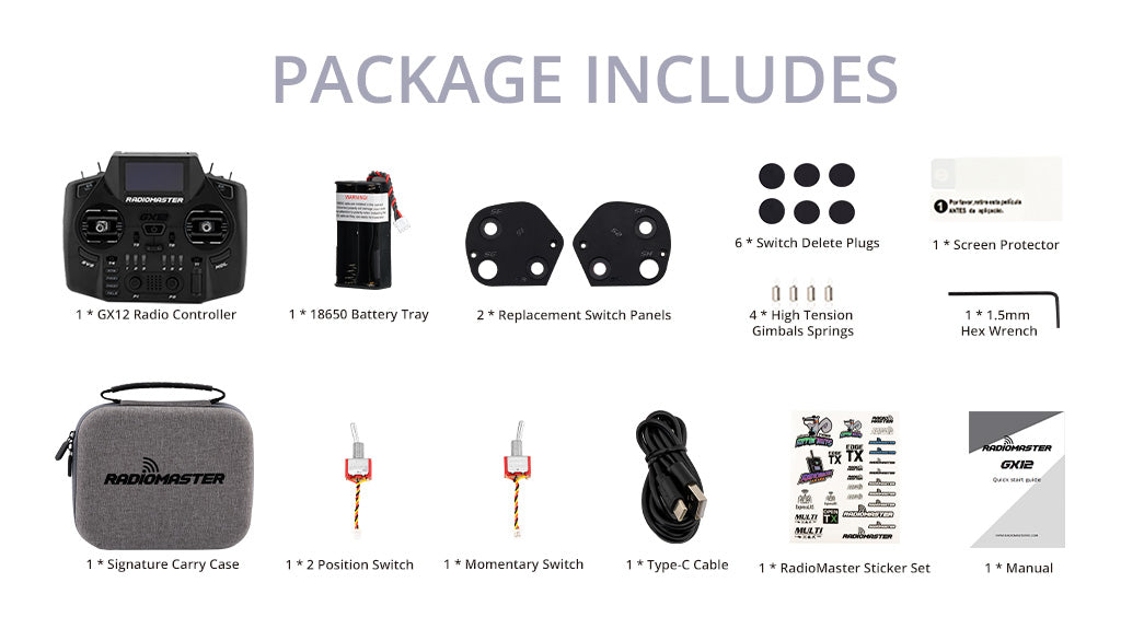 GX12 Dual-Band Gemini-X Radio Controller (M2)