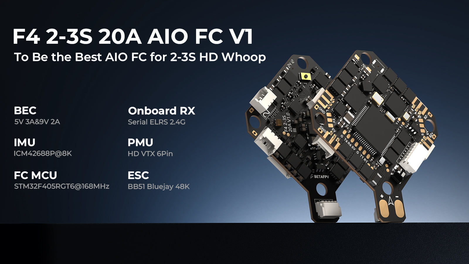 Pavo Pico II Brushless Whoop Quadcopter - F4 2-3S 20A AIO FC