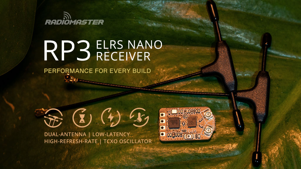 RP3 V2 ExpressLRS 2.4ghz Nano Receiver