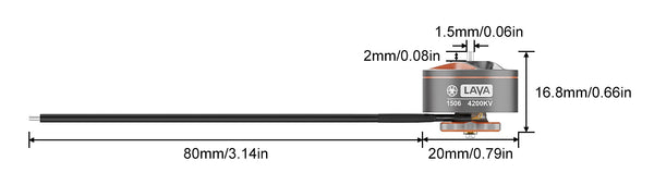 LAVA Series 1506 Brushless Motors